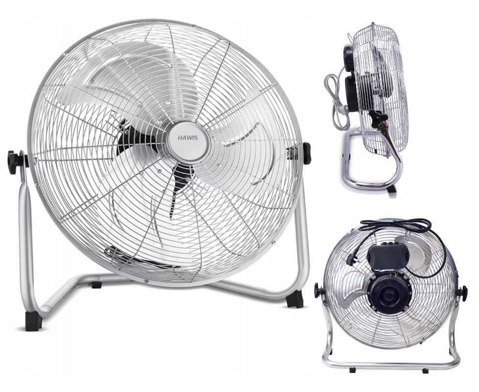 AIR FAN FLOOR HAWIS 20 INCHES 3 SPEEDS SILVER XXL Packaging status original