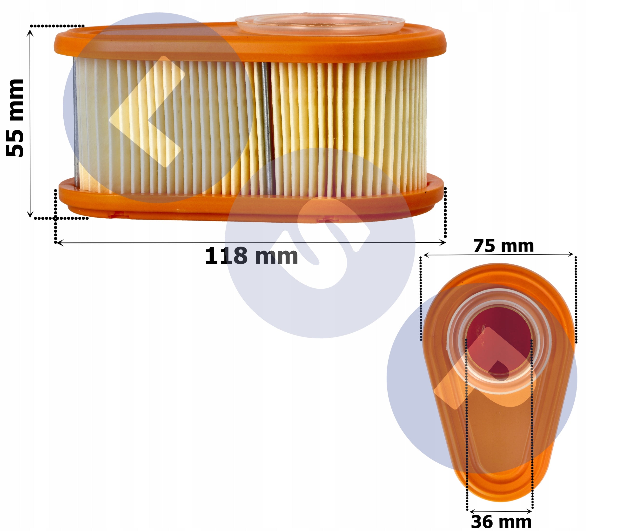AIR FILTER BRIGGS STRATTON 700 725 750 792038 790338 Manufacturer code FILTR POWIETRZA BRIGGS 700 725 750 792038