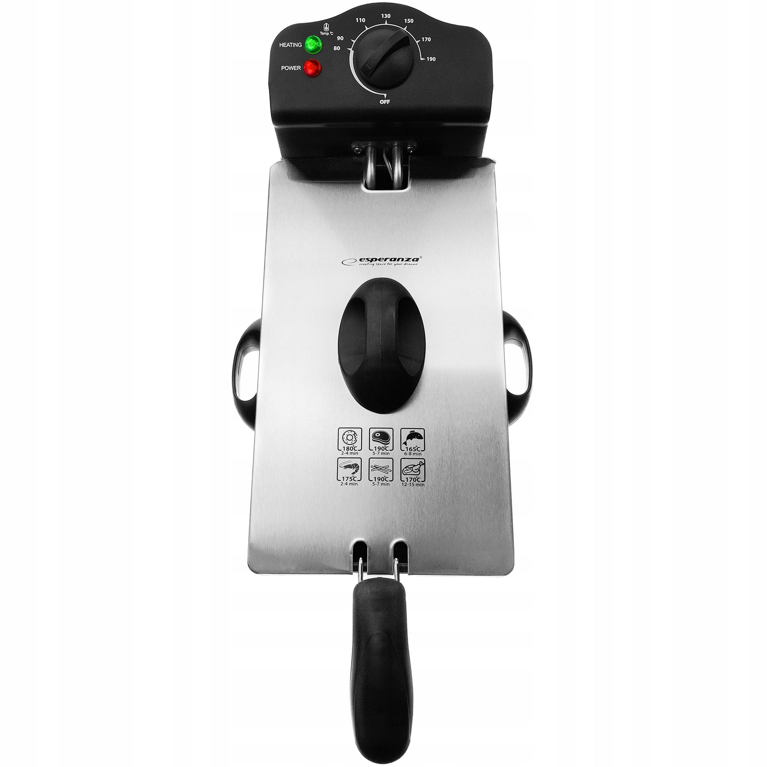 AIR FRYER XXL STRONG LARGE OIL 3L Dominant color white
