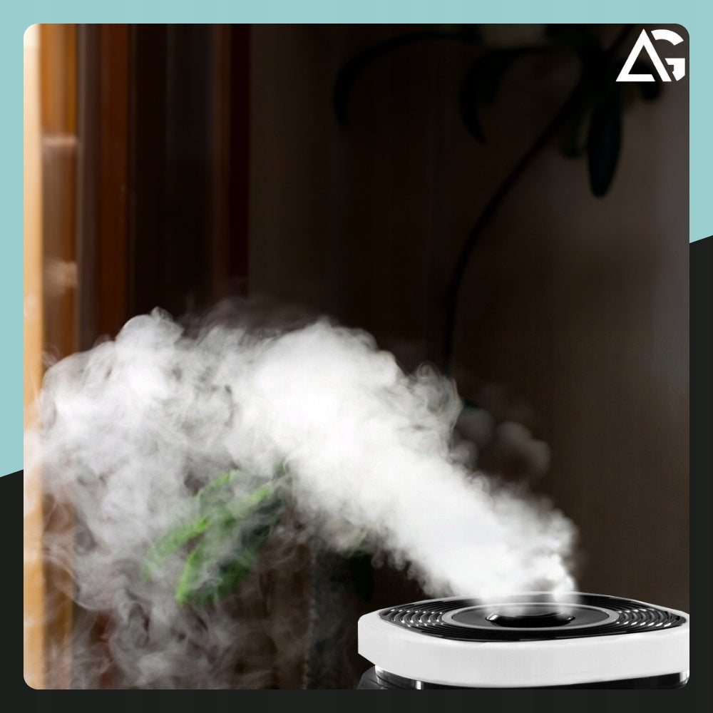 AIR HUMIDIFIER AROMATHERAPY DIFFUSER TIMER PILOT + 12x OILS Medical device no