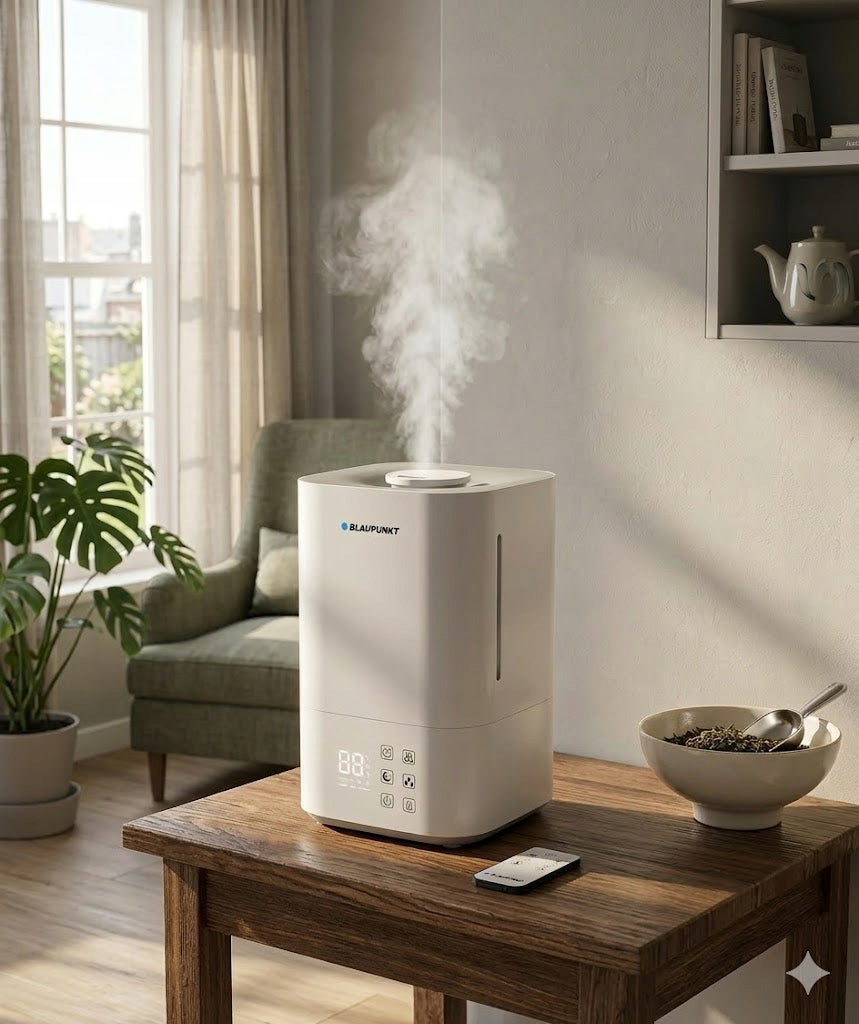 AIR HUMIDIFIER IONIZATION BLAUPUNKT AHS701 LED Display + REMOTE CONTROL Performance 350 ml/h