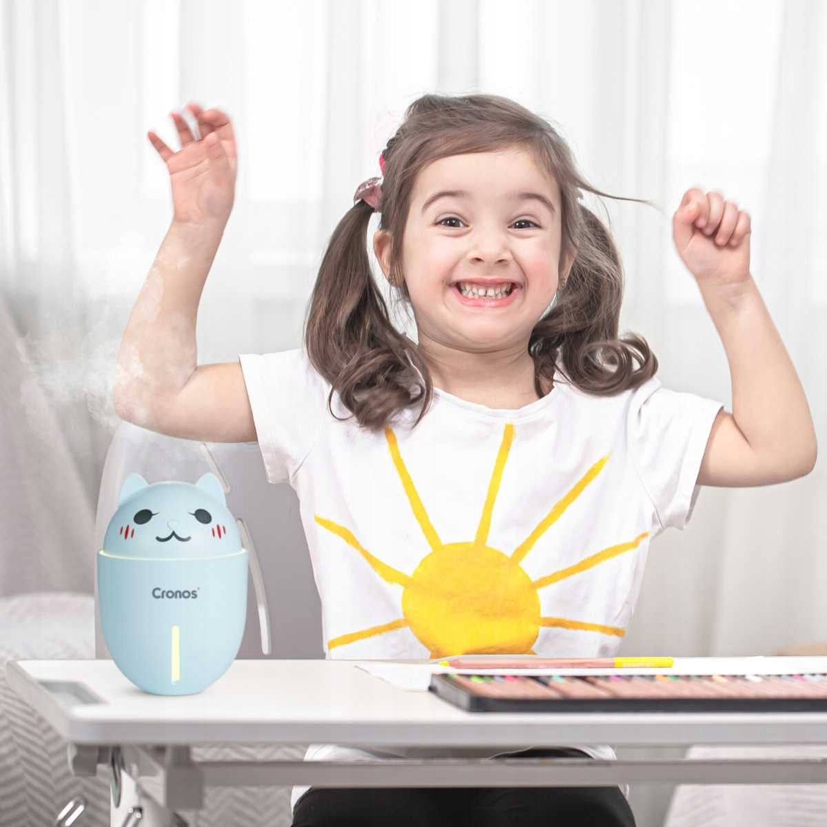 AIR HUMIDIFIER LED LIGHT WINDMILL KITTEN 3in1 Manufacturer code ULTRADŹWIĘKOWY NAWILŻACZ
