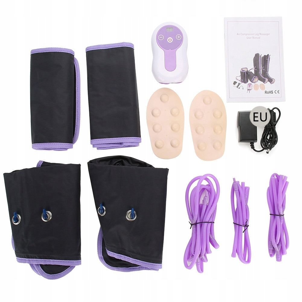 AIR MASSAGER FOR LEGS LYMPHATIC DRAINAGE WARMING UP TO THIGHS, CALVES, KNEES Packaging status original