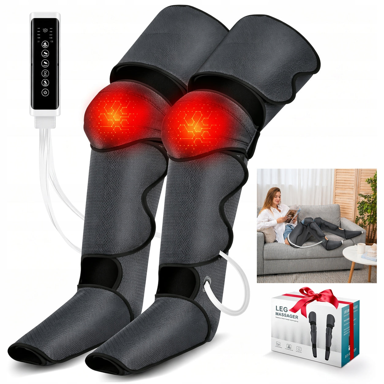 AIR MASSAGER FOR LEGS MULTIFUNCTIONAL WITH THREE-DIMENSIONAL MASSAGE CIRCULATION Medical device no