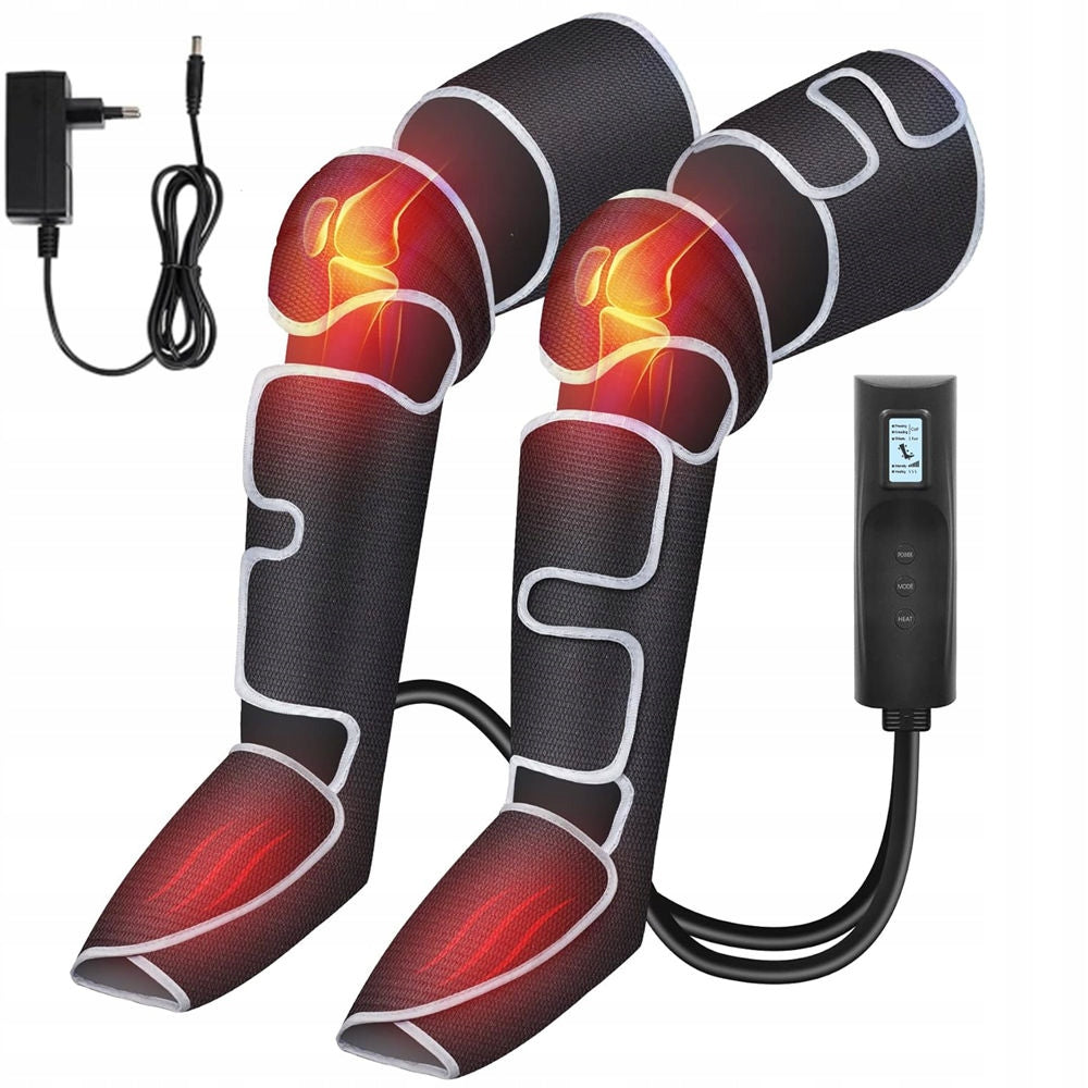 AIR MASSAGER FOR LEGS PRESOTHERAPY WITH HEAT 3 MODES, 3