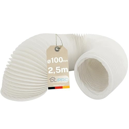 AIR OUTLET PIPE FLEXIBLE 2 5 M Ø 100 MM AIR CONDITIONING FOR HOME Brand no brand