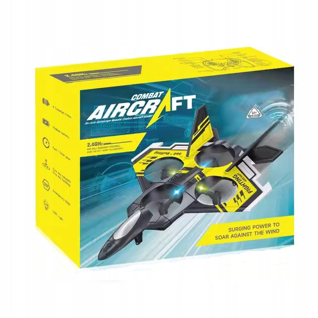 AIRCRAFT REMOTE CONTROLLED JET DRONE RC JET PILOT LIGHT Packaging status original