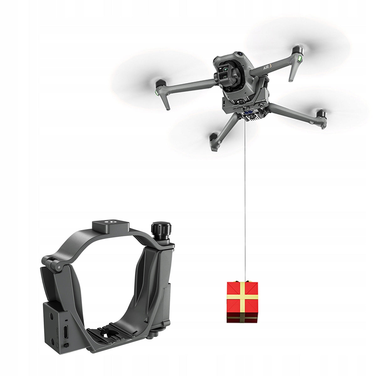 AIRDROP SYSTEM EXTENSION MOUNT FOR DJI AIR 3 PAYLOAD TRANSPORT DEVICE