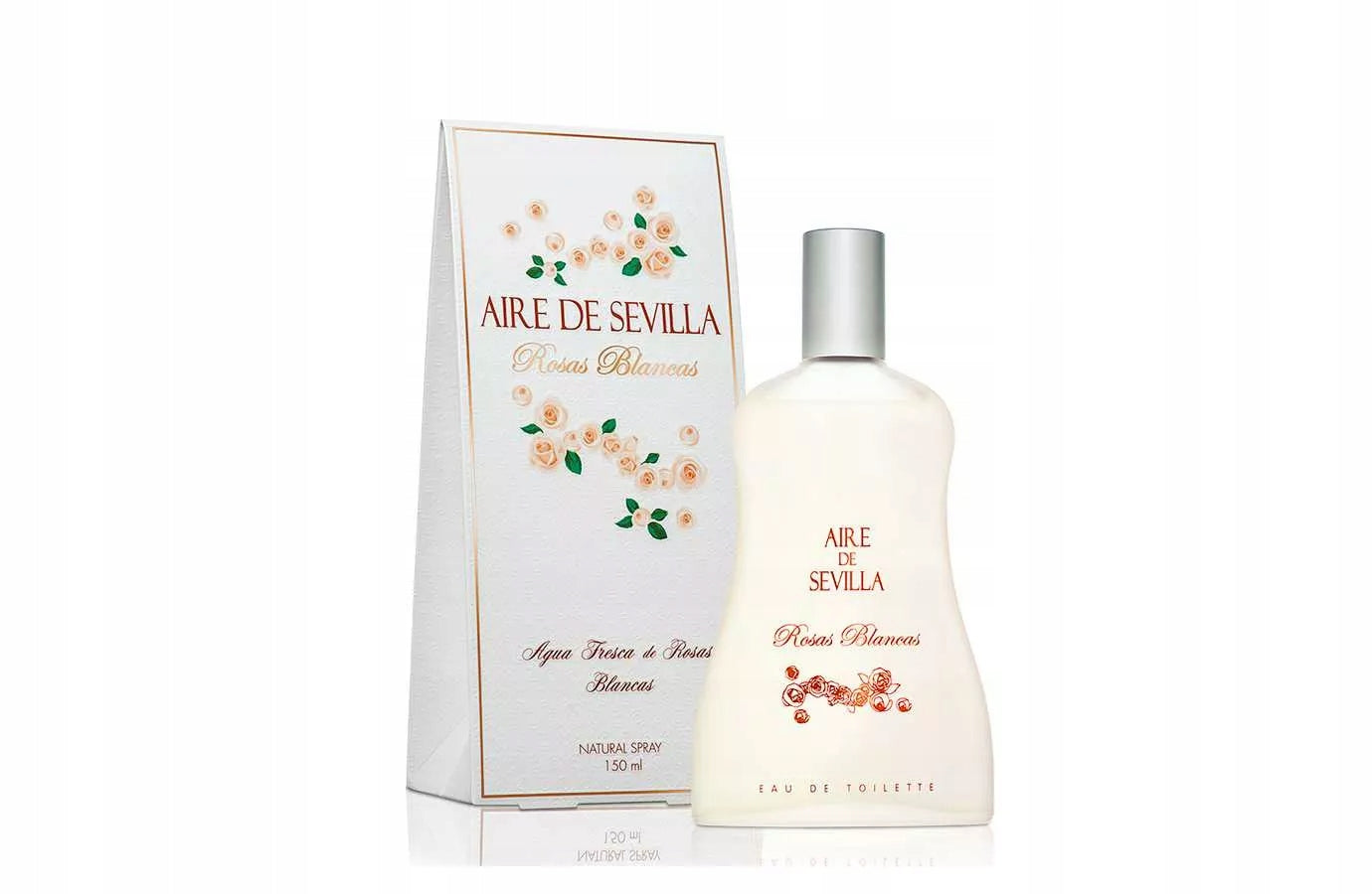 AIRE DE SEVILLA Eau de toilette ROSAS BLANCAS, 150 ml