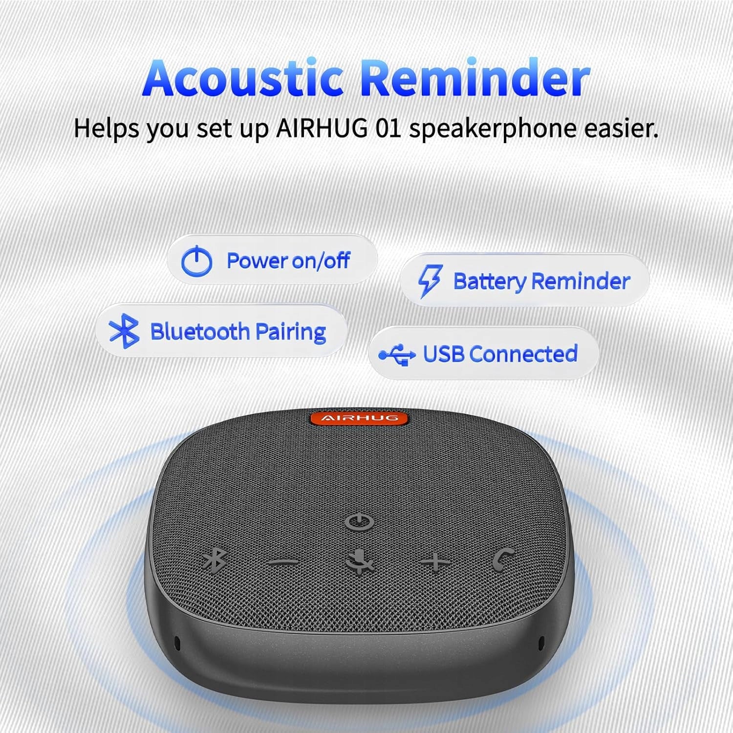 AIRHUG 01 Portable Bluetooth Speaker USB Conference Microphone Brand no brand