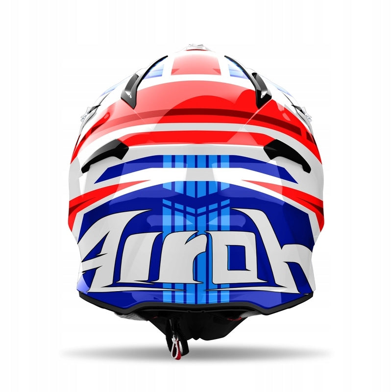 AIROH AVIATOR ACE 2 PROUD HELMET BLUE/RED GLOSS (L) Manufacturer's catalog number AVA2_2P18_L