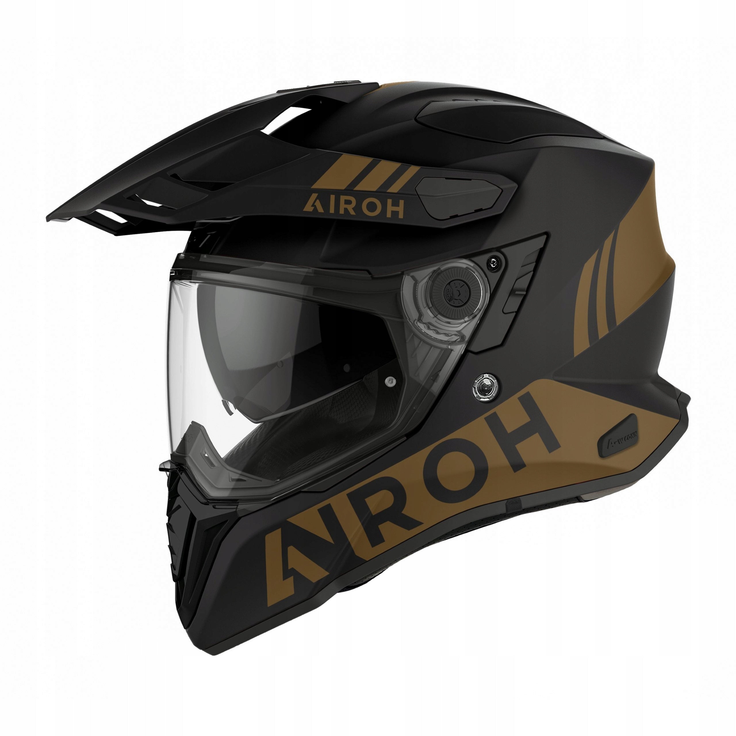 AIROH CARBON COMMANDER PINLOCK MOTORCYCLE HELMET