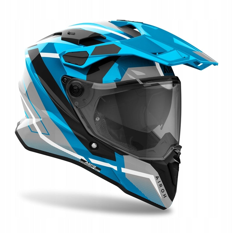 AIROH COMMANDER 2 MAVICK CERULEAN BLUE GLOSS HELMET (L) Manufacturer Airoh
