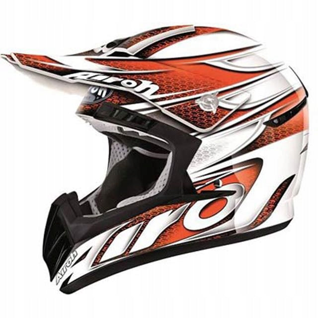 AIROH CR 901 LINEAR ORANGE GLOSS XL HELMET
