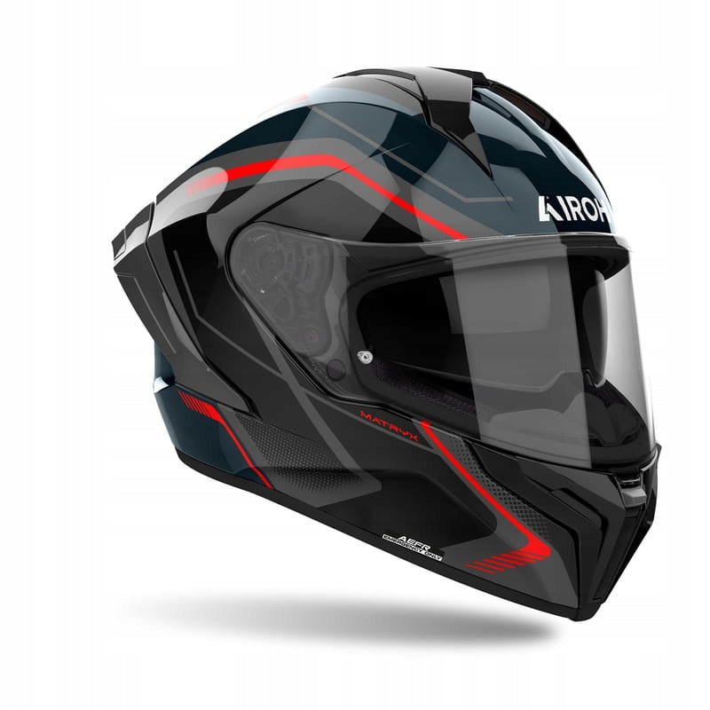AIROH MATRYX WIDE RED GLOSS MOTORCYCLE HELMET INTEGRAL RED GLOSS Packaging status original