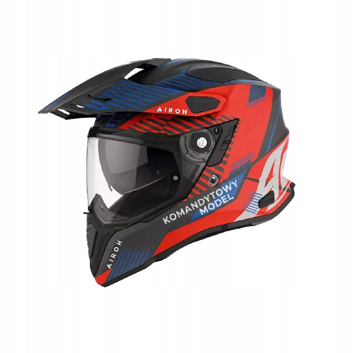 AIROH Motorcycle Helmet Commander Boost Red / Blue Matt Size M