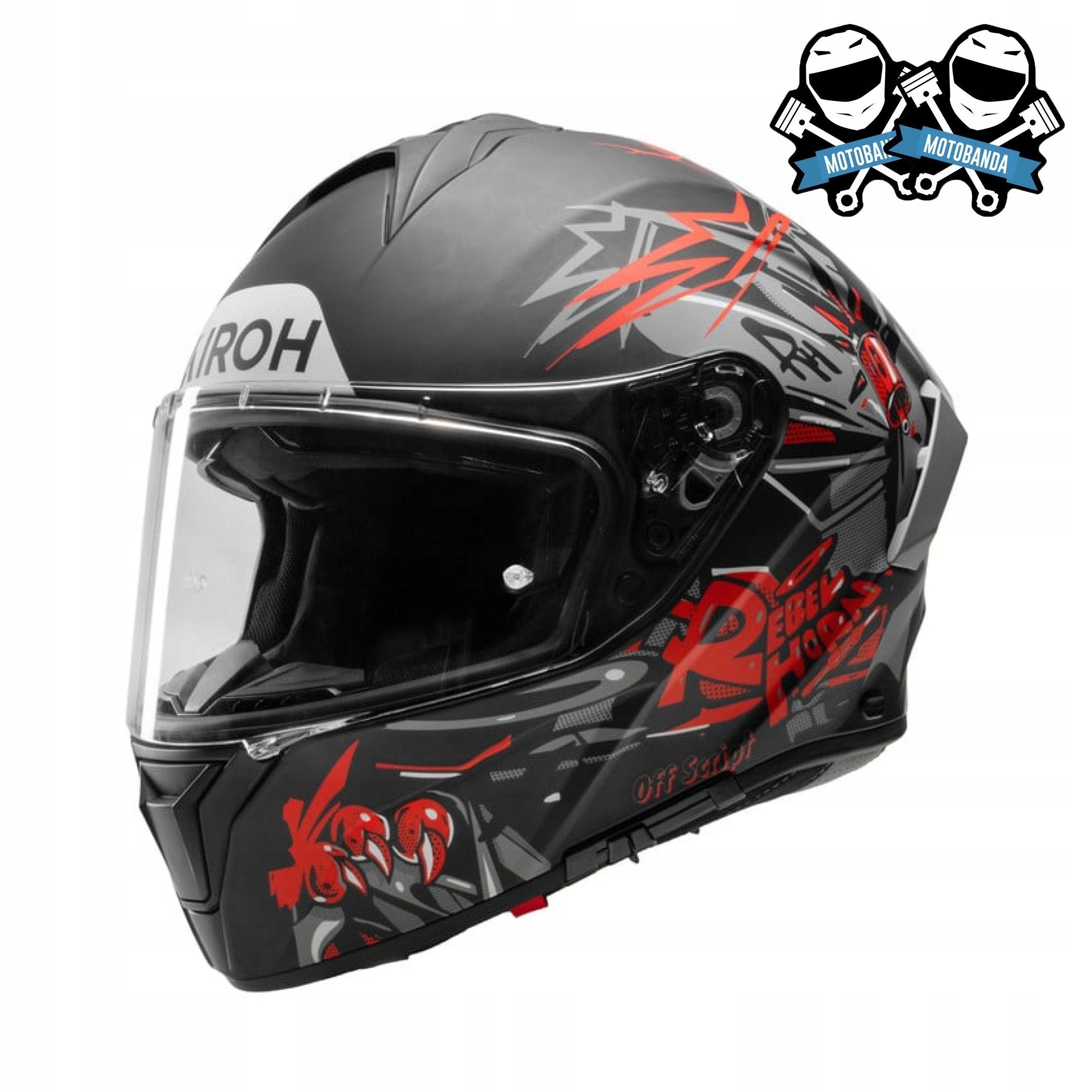 AIROH SPARK 2 INTEGRAL HELMET WITH BLEND AND INTERCOM SPACE