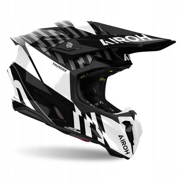 AIROH TWIST 3 THUNDER BLACK/WHITE GLOSS L HELMET Manufacturer's catalog number TW3_T17_L