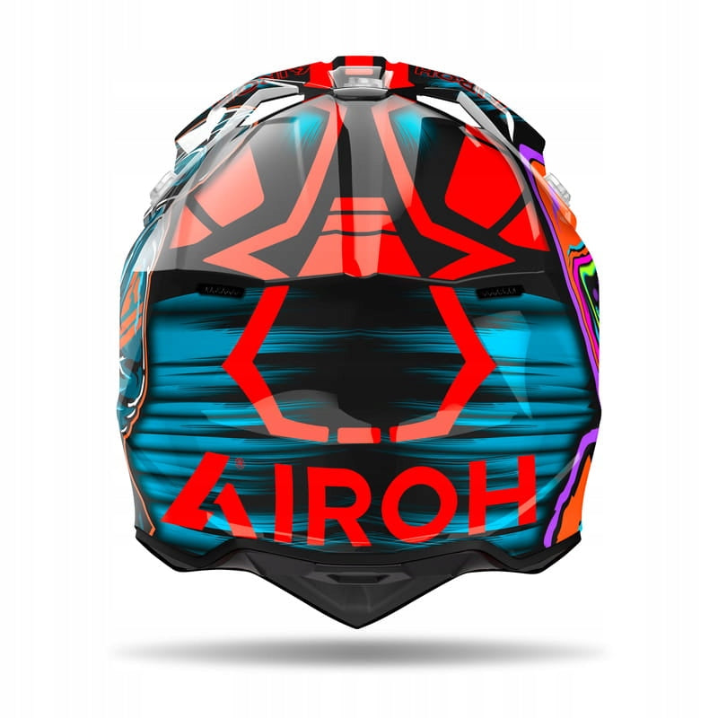 AIROH WRAAAP CYBER ORANGE GLOSS MOTORCYCLE HELMET CROSS ENDURO Manufacturer's catalog number WRA_C32_S