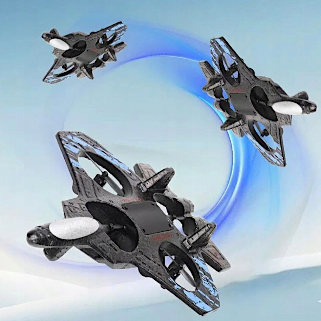 AIRPLANE REMOTE CONTROLLED DRONE RC MODEL FLYING PILOT LED 360 2aku GIFT Manufacturer code SAMOLOT DRON ZDALNIE STEROWANY