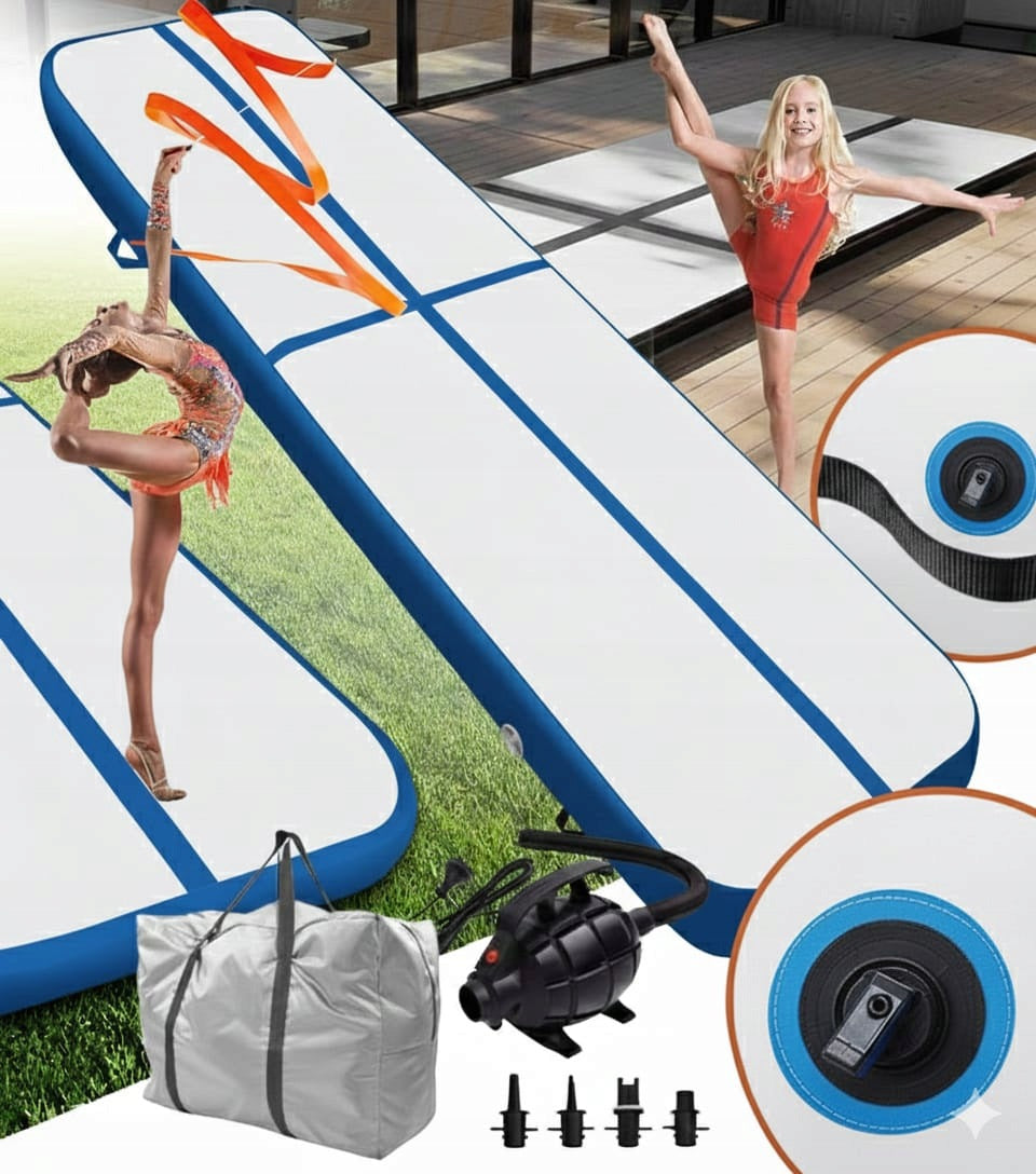 AIRTRACK 4M PATH ACROBATIC GYMNASTIC MAT MATTRESS THICKNESS 20 CM Manufacturer code airtrackmatte