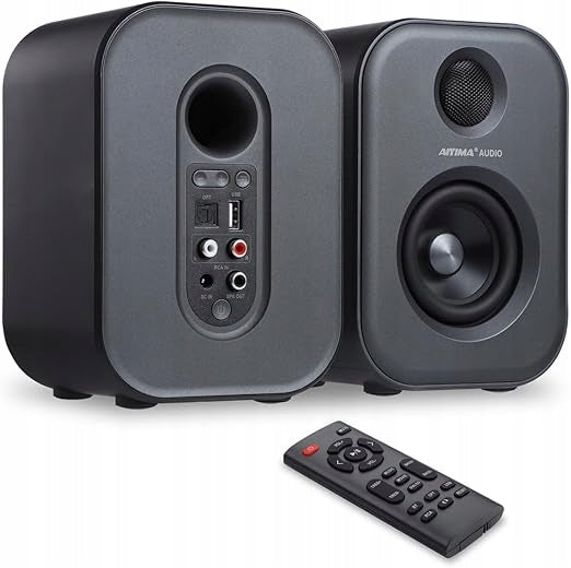 AIYIMA S400 Active Speakers 80W HiFi Bluetooth OPT RCA DSP USB Packaging status original