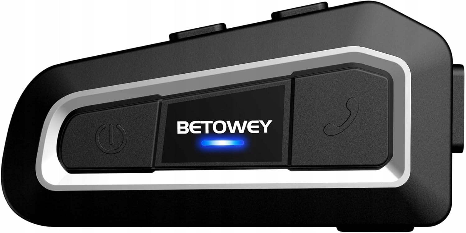 AJ205 Waterproof Motorcycle Intercom BETOWEY TK-X2 (1 Piece) – Black