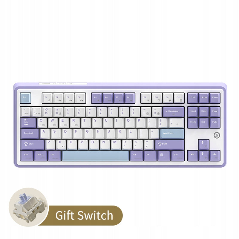 AJAZZ 87 key TKL wireless mechanical keyboard AK870 gift switch RGB DIY