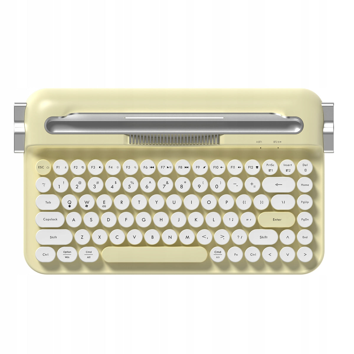 AJAZZ AF84 Wireless Office Keyboard 2.4G+BT Style Typewriter
