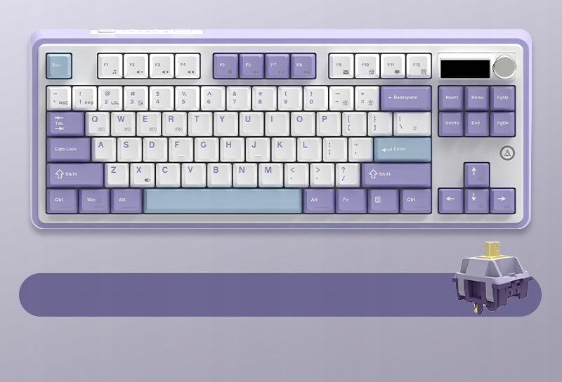 AJAZZ AK870 Game Office RGB Keyboard DIY Shielded
