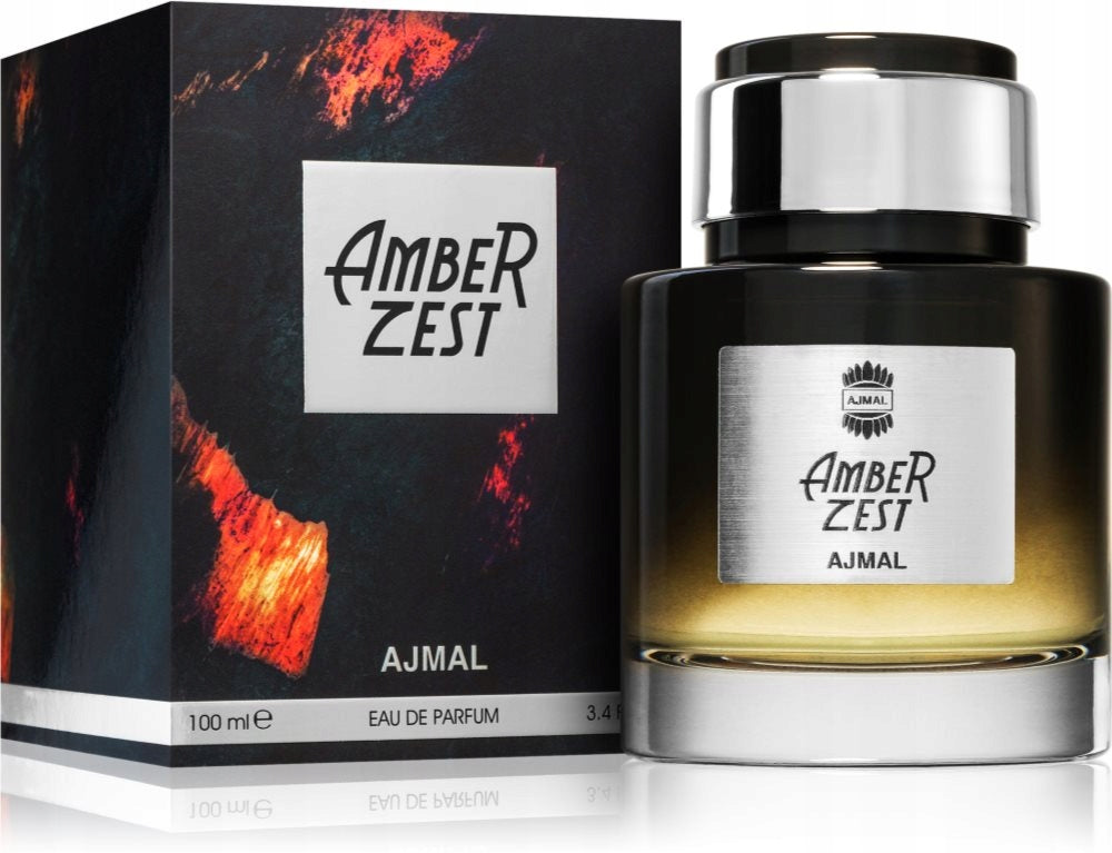 AJMAL Amber Zest UNISEX Eau de Parfum Men's Perfume EDP 100ml Brand Ajmal