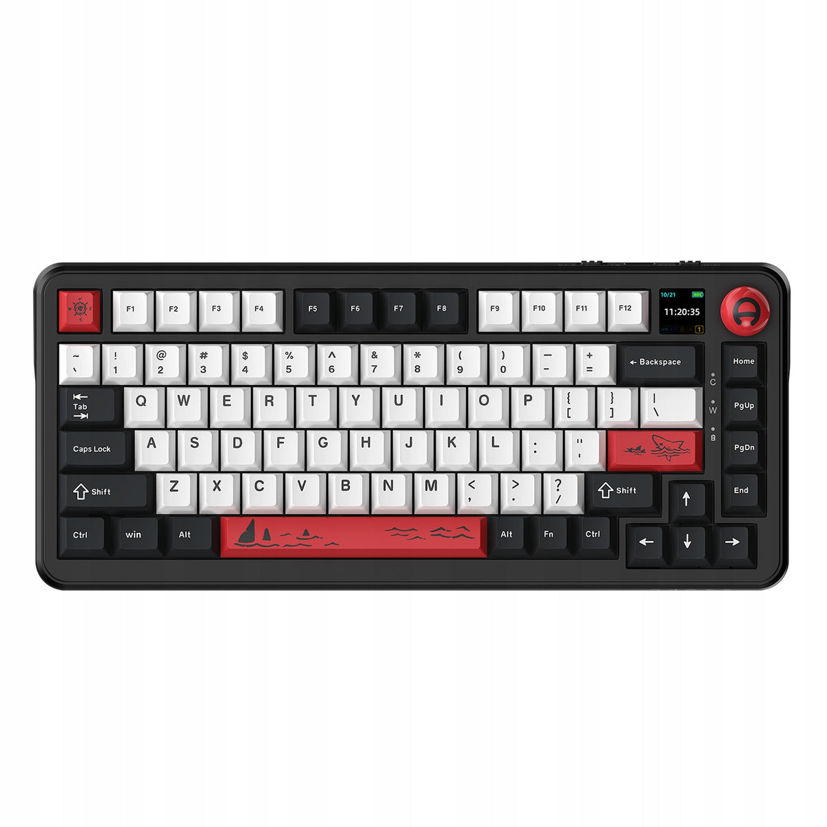 AK820 MAX Plus Avocado-Switch-Black-RGB Mechanical Keyboard Packaging status original