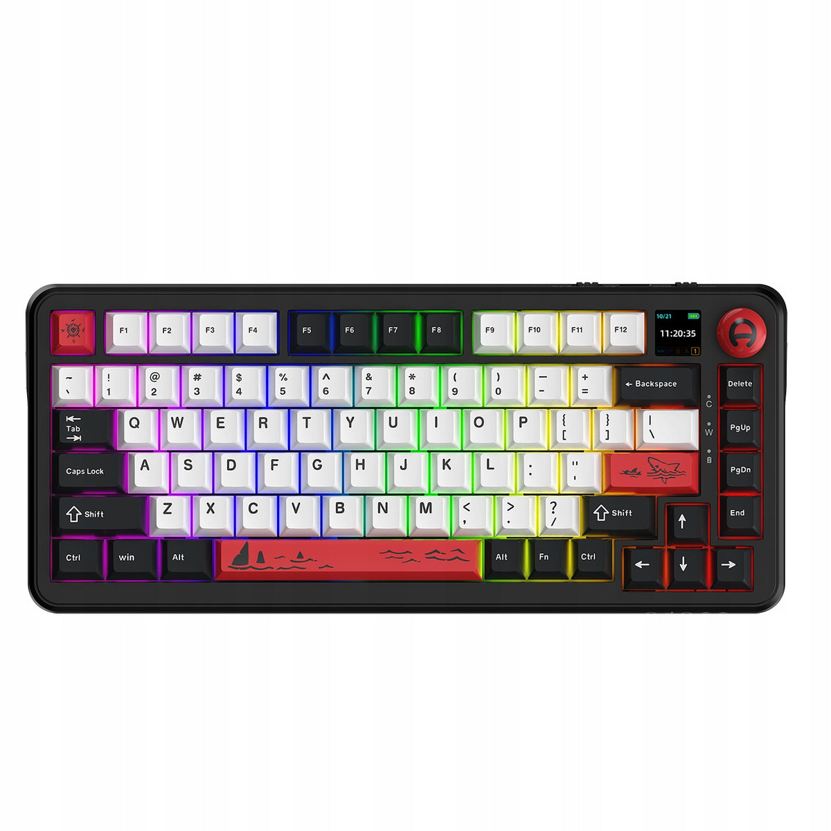 AK820 MAX Plus Avocado-Switch-Black-RGB Mechanical Keyboard