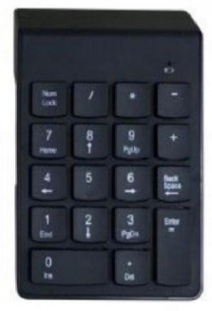 AK86A Wireless Membrane Numeric Keyboard