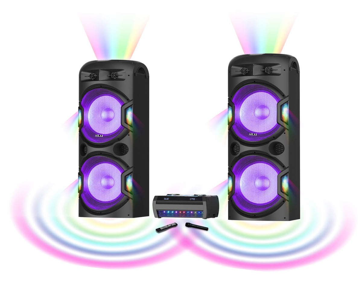 AKAI Y5 Amplifier Sound System 480W RMS 4×15" Bluetooth Karaoke Model other