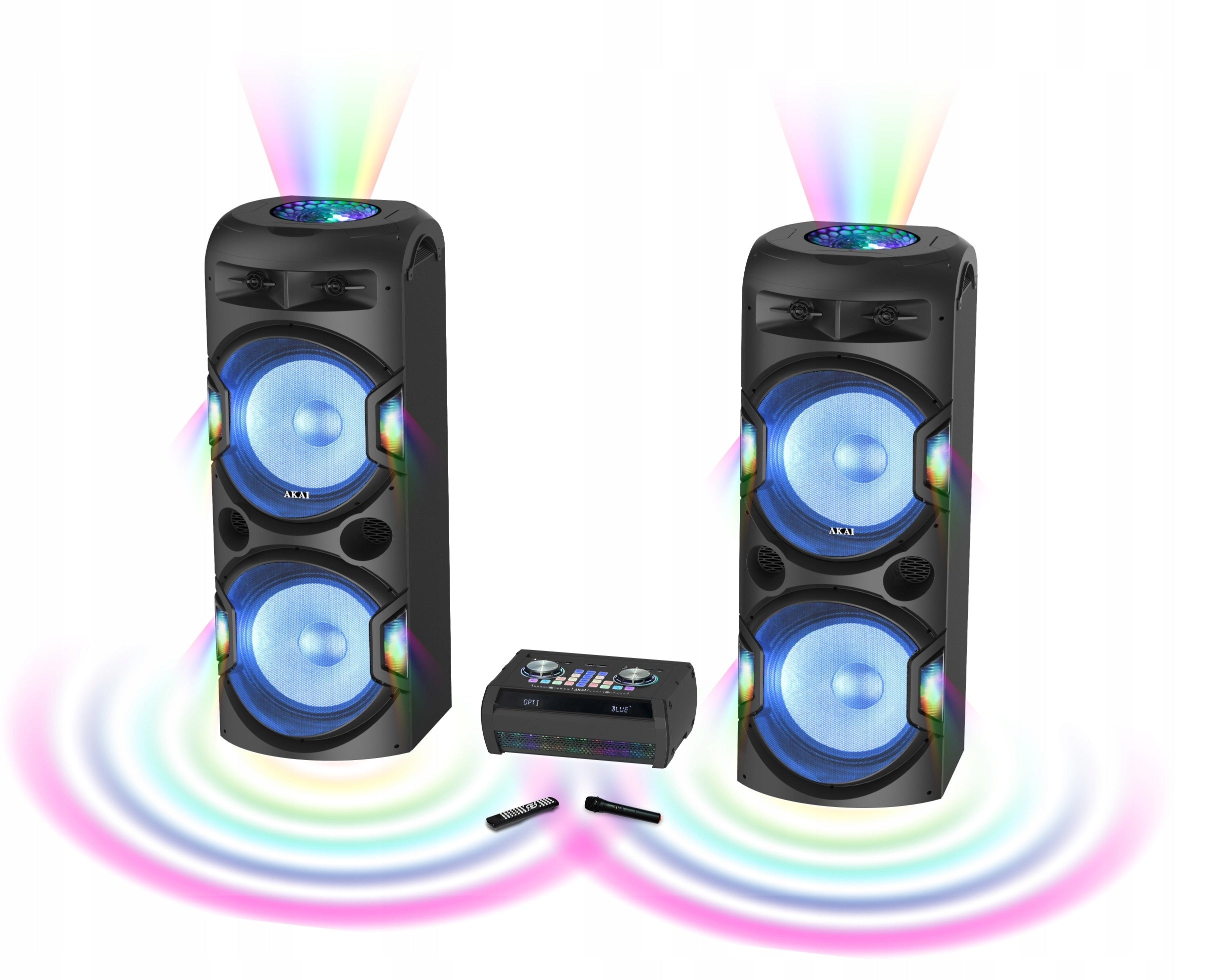 AKAI Y5 Amplifier Sound System 480W RMS 4×15" Bluetooth Karaoke