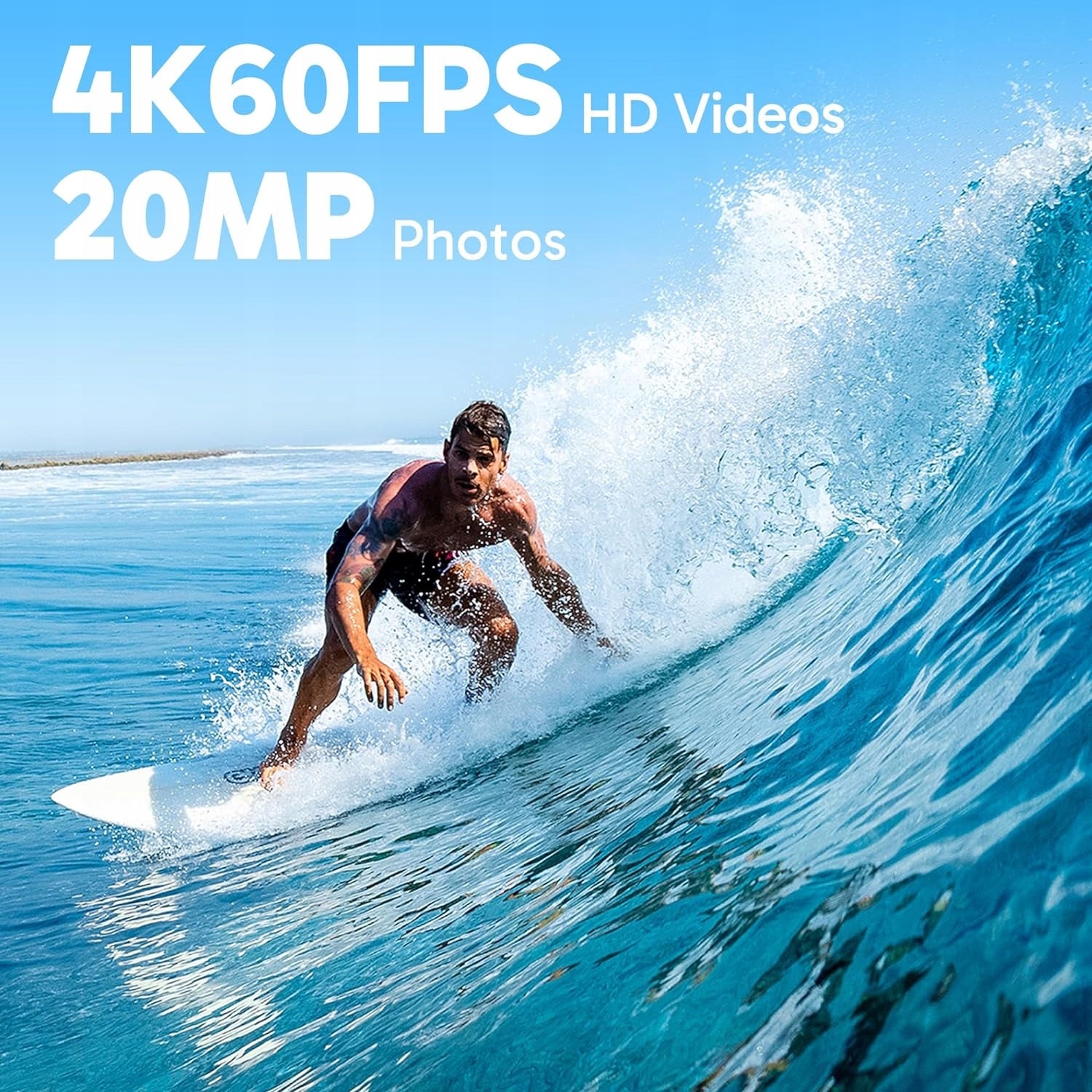 AKASO Brave 8 Lite Underwater Camera 4K60FPS Sports Camera Waterproof EAN (GTIN) 656103074945