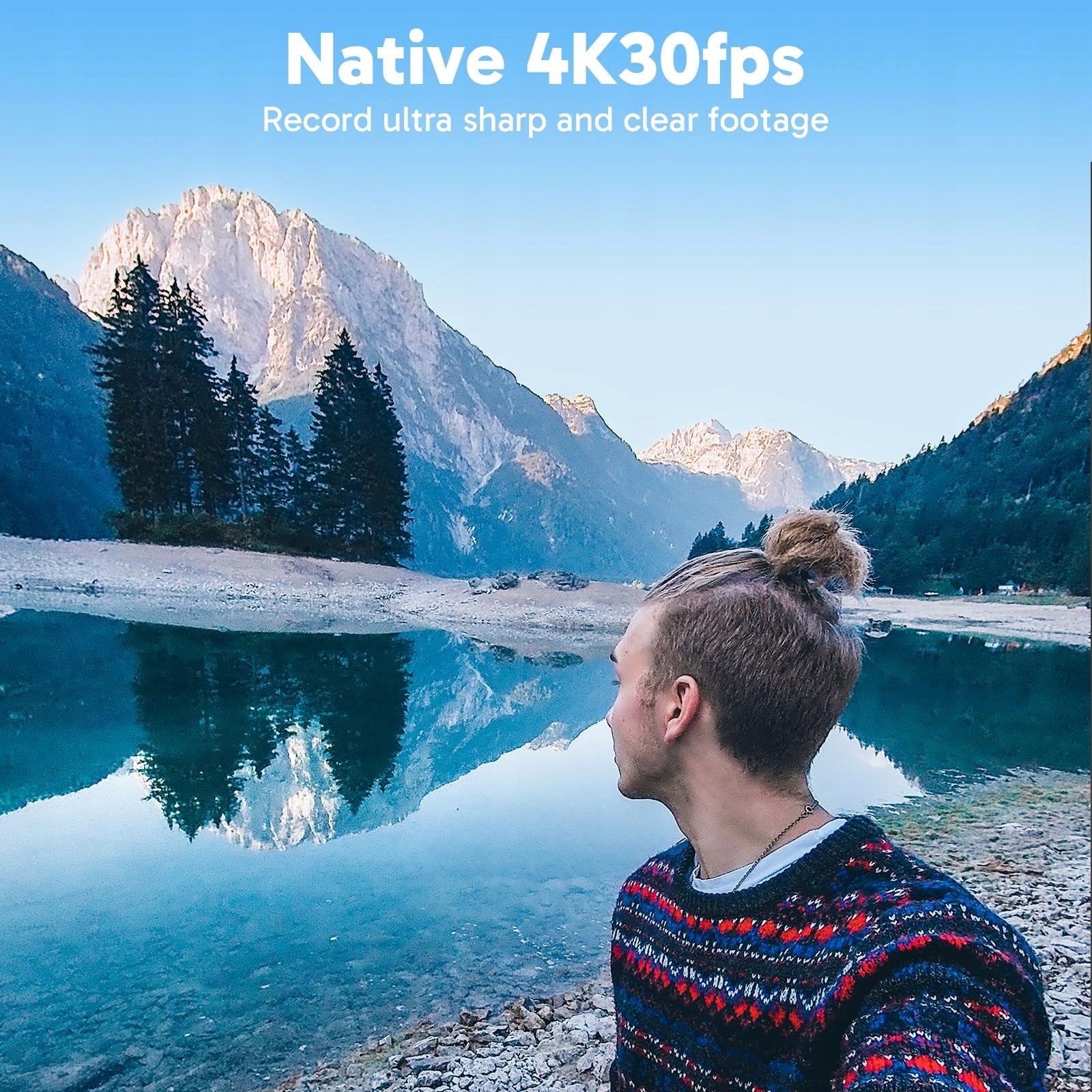 AKASO Sports Camera 4K 30FPS WiFi 40M EIS Waterproof Kit Packaging status original