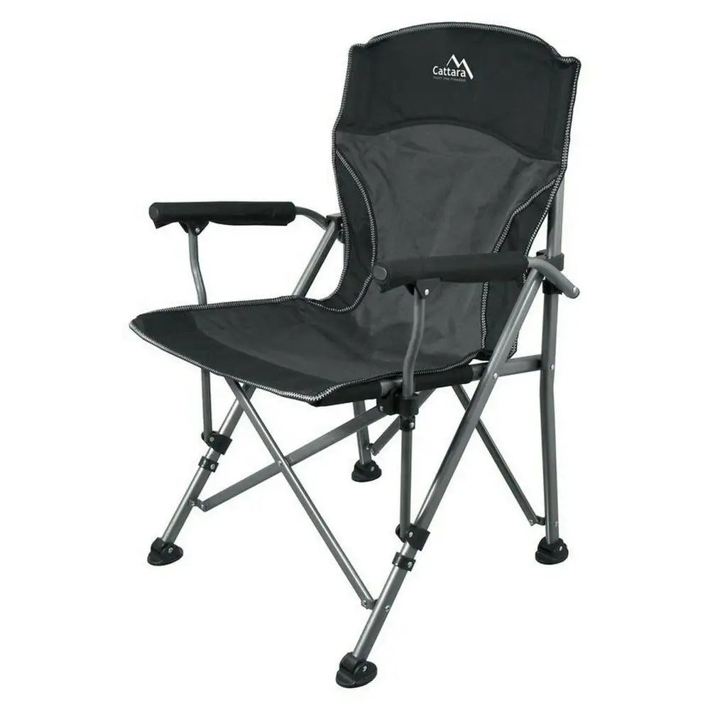 Campingstuhl Cattara Merit, 95 cm, schwarz 