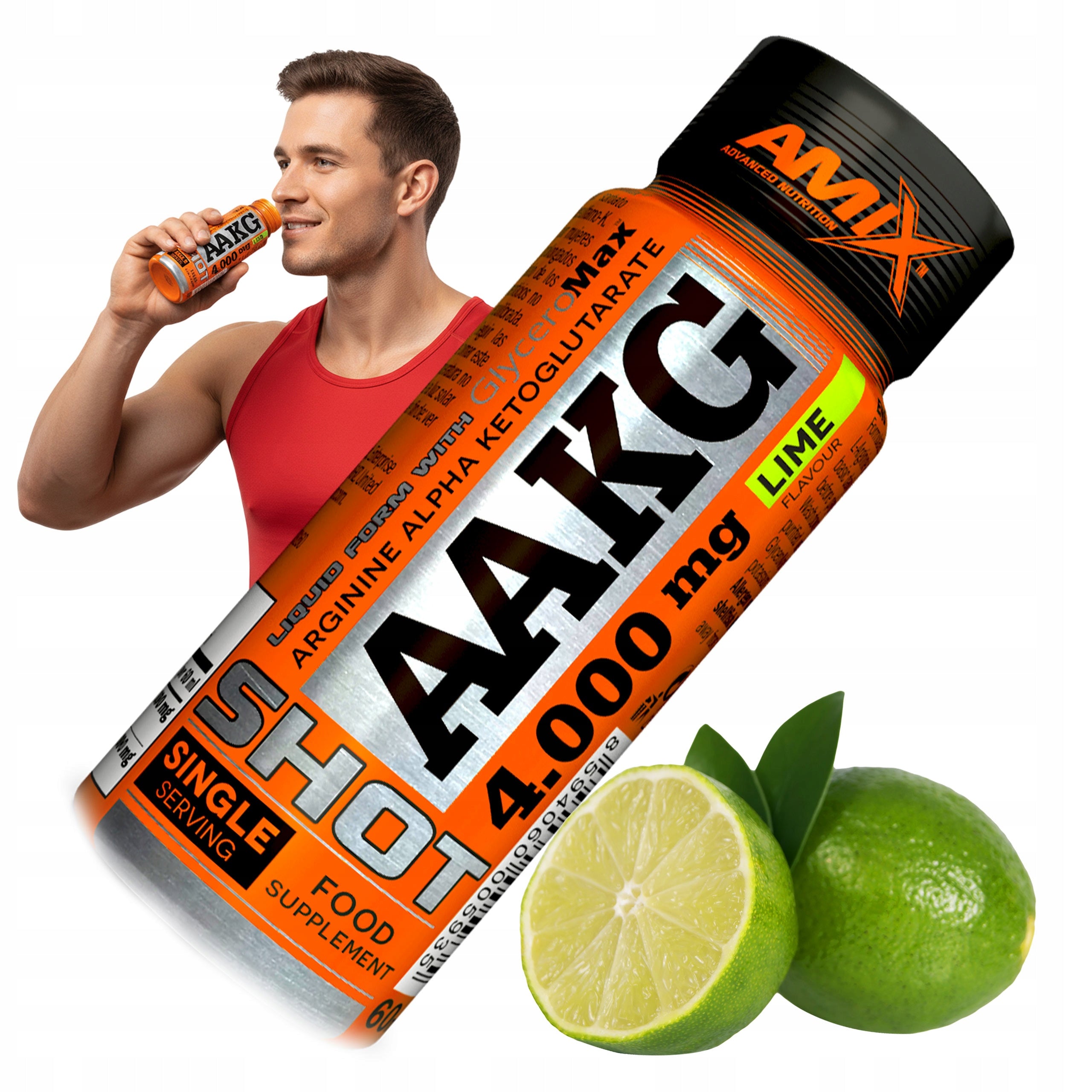 AKKG SHOT LIQUID - 4000mg MEGA PUMP! Strong Arginine L Arginine