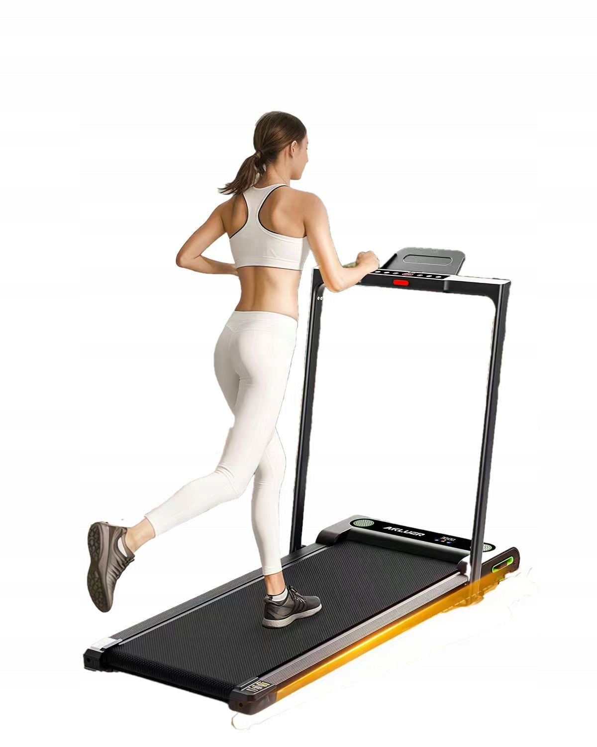 AKLUER 480L-B Home Electric Treadmill Folding 2.5KM 1-12km/h 150kg