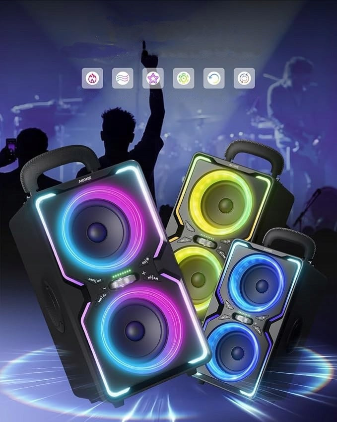 AKONE-01 200W Bluetooth Speaker Packaging status original