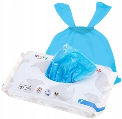 AKUKU Fragrant bags for used diapers 100 pcs.