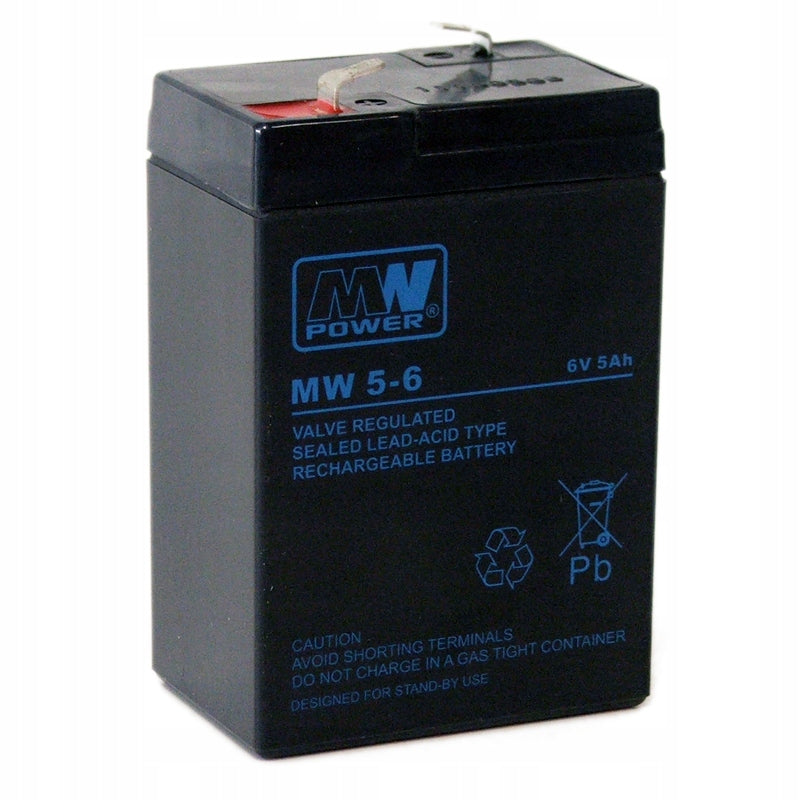 Gelbatterie Mw5-6, 6V, 5Ah 