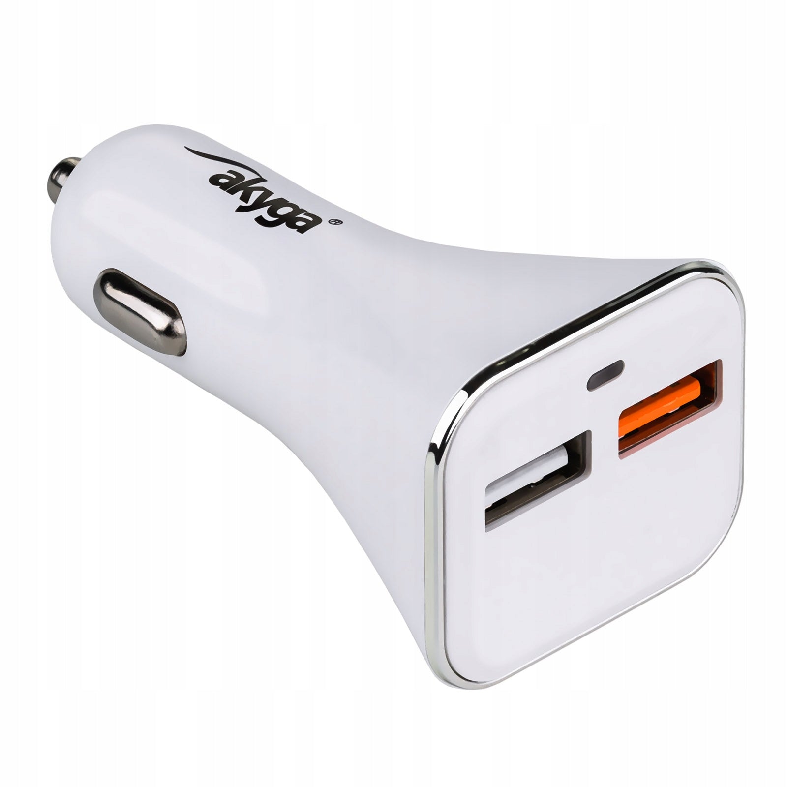 AKYGA charger 2xUSB 5-12 V / 3.0 A 18W QC 3.0 Color white