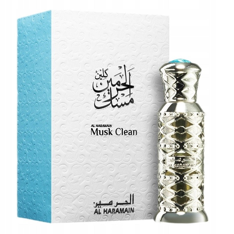 AL HARAMAIN Musk Clean unisex perfume for women and men 12ml Manufacturer code 6291100130061