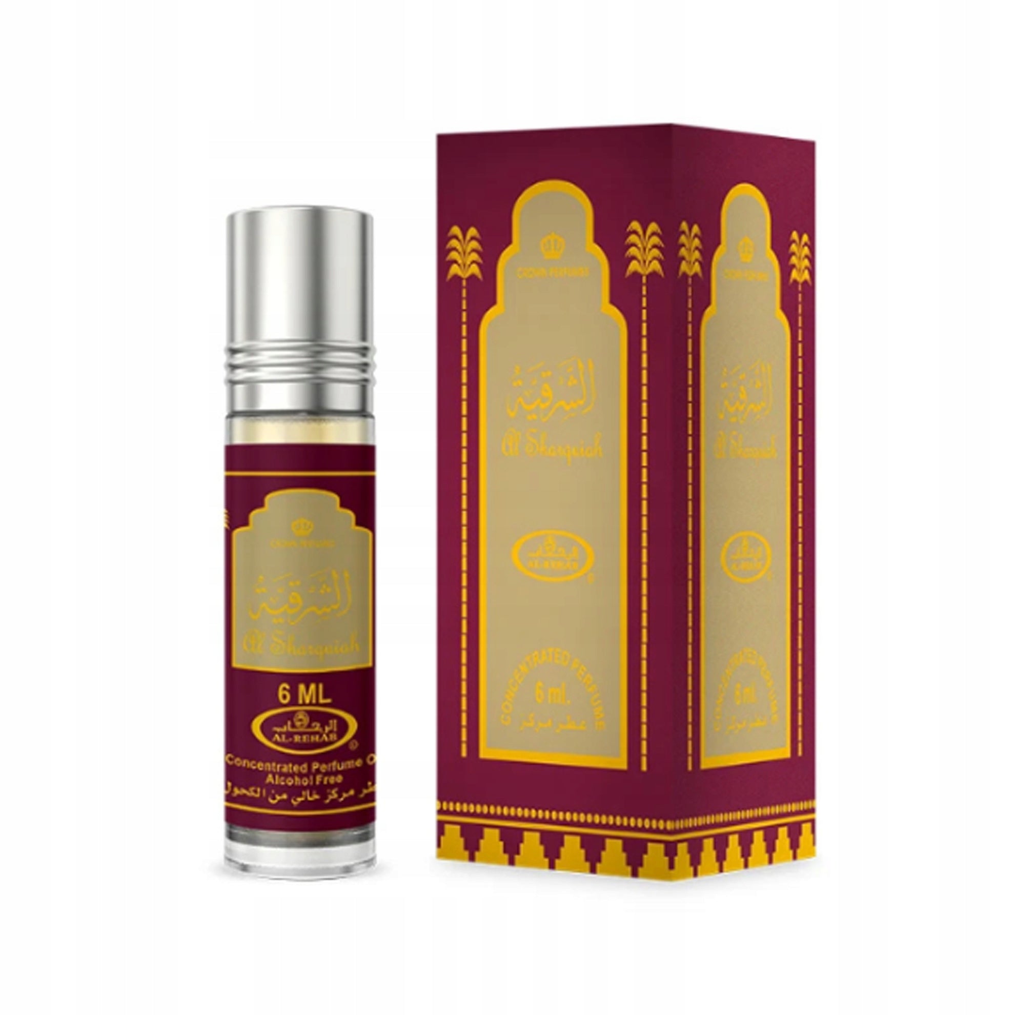 AL SHARQUIAH Perfumed Oil 6 ml Al Rehab Incense Fragrance For Her Packaging status original