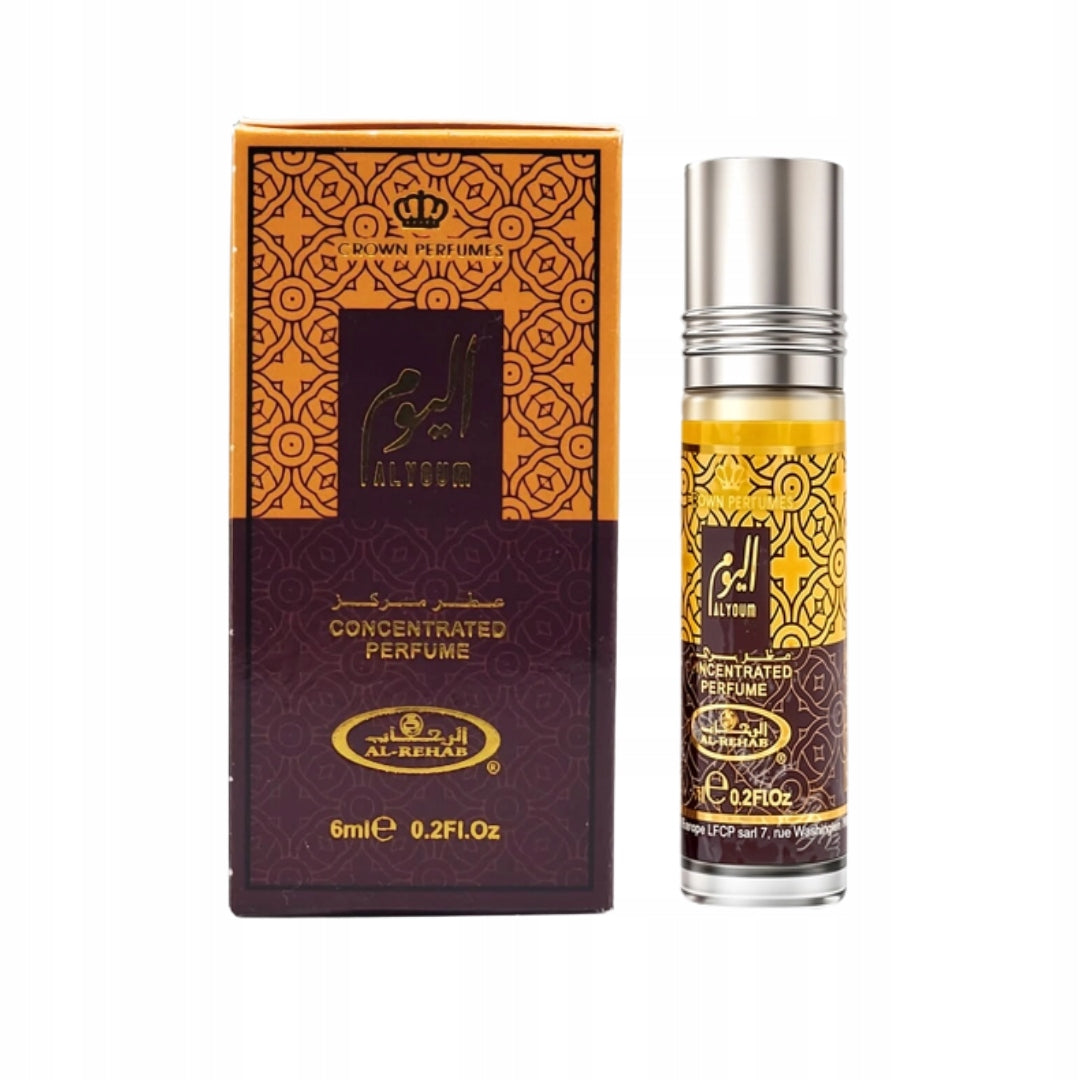 AL YOUM Perfume in CPO Oil 6 ml | Al Rehab Packaging status original