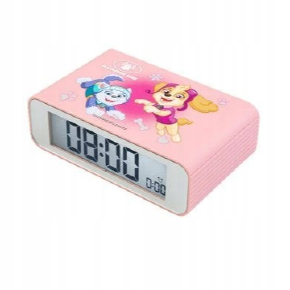 ALARM CLOCK WATCH PSI PATROL PINK WITH FLIP FLAP