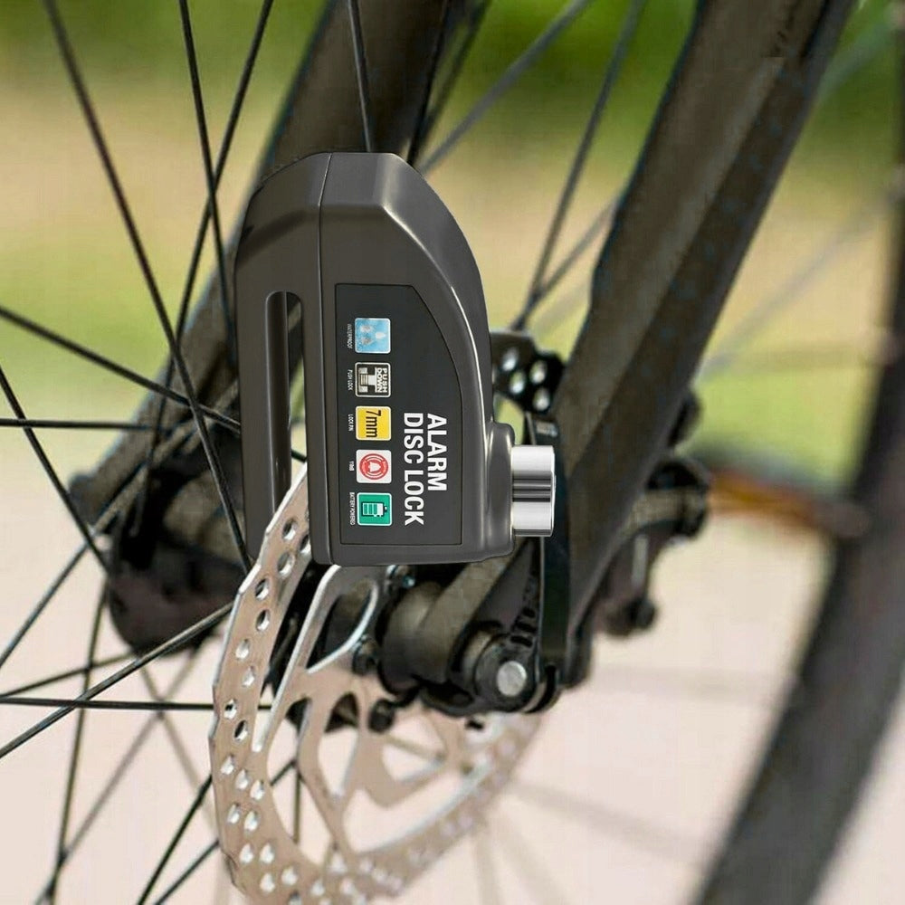 ALARM MOTORCYCLE BRAKE DISC CLOSURE SCOOTER LOCK 110dB ABS Manufacturer code APT_RW47